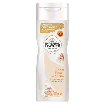 (6 x 250ml) IMPERIAL LEATHER BODYWASH - COTTON & VAN