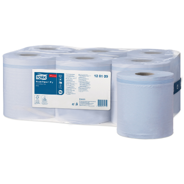(6 x 300m) TORK - CENTREFEED PAPER BLUE 1PLY 128109
