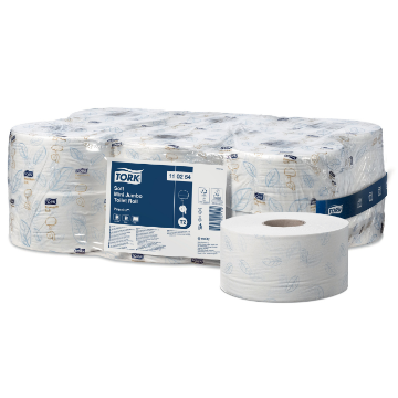 (12 x 170m) TORK - MINI JUMBO TOILET ROLL PREM 2PLY 110254