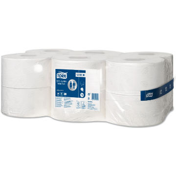 (12 x 170m) TORK - MINI JUMBO TOILET ROLL ADV 2PLY 120238