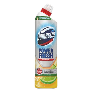 (6 x 750ml) DOMESTOS POWER FRESH TOILET GEL - LIME