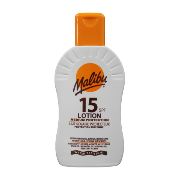 (6 x 200ml) MALIBU SUN LOTION - SPF 15