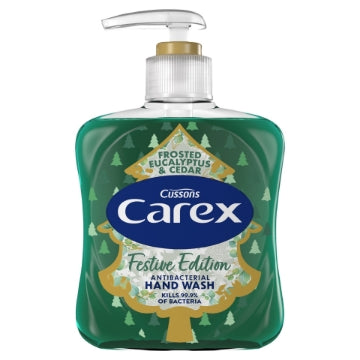 (6 x 250ml) CAREX HANDWASH - CHRISTMAS EUCALYPTUS & CEDAR