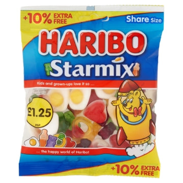 (12 x 140g) HARIBO STARMIX 10% Ex Free