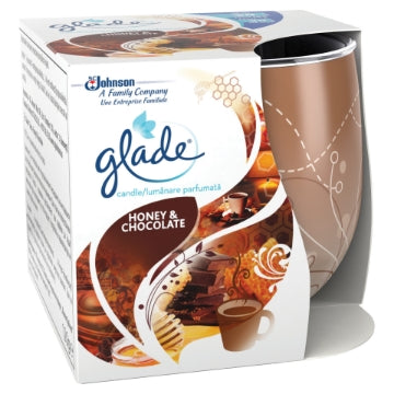 (6 x 120g) GLADE CANDLE - HONEY & CHOCOLATE
