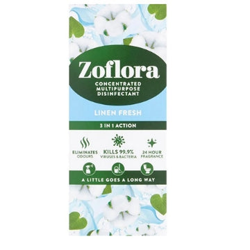 (12 x 250ml) ZOFLORA DISINFECTANT - LINEN FRESH