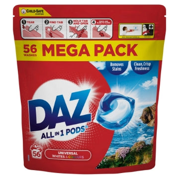(2 x 56's) DAZ ALL IN 1 PODS (56w)