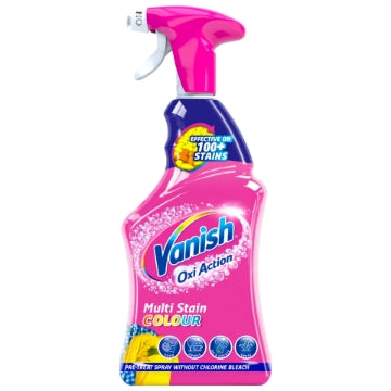 (6 x 500ml) VANISH OXI ACTION MULTI STAIN COLOUR SPRAY