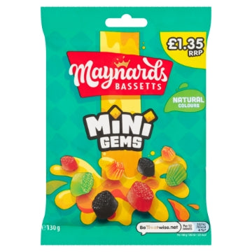 (10 x 130g) MAYNARDS - MINI GEMS sweets
