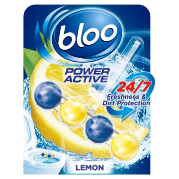 (6 x SINGLE) BLOO RIM BLOCK - POWER ACTIVE CLEAR WATER LEMON