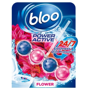 (6 x SINGLE) BLOO RIM BLOCK - POWER ACTIVE CLEAR WATER FLOWER