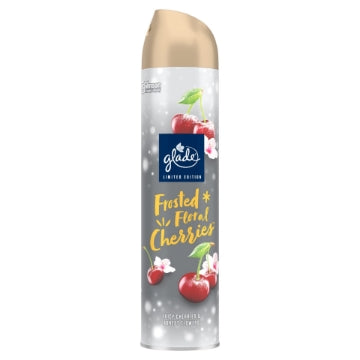 (12 x 300ml) GLADE AEROSOL TRUE SCENT - FROSTED CHERRY