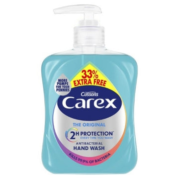 (6 x 333ml) CAREX HANDWASH - ORIGINAL 250ml +33% EXTRA