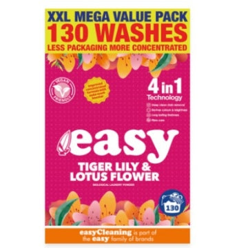 (3 x 6.5kg) EASY WASHING POWDER - TIGER LILY & LOTUS (130w)