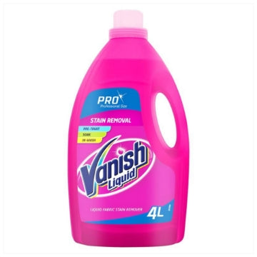 (4 x 4L) VANISH OXI ACTION FABRIC STAIN REMOVER