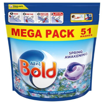 (2 x 51 Pods) BOLD ALL-IN-1 PODS - SPRING AWAKENING