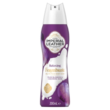 (6 x 200ml) IMPERIAL LEATHER FOAMBURST - RELAXING