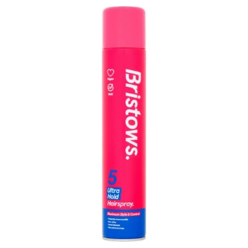 (6 x 400ml) BRISTOWS ULTRA HOLD HAIRSPRAY