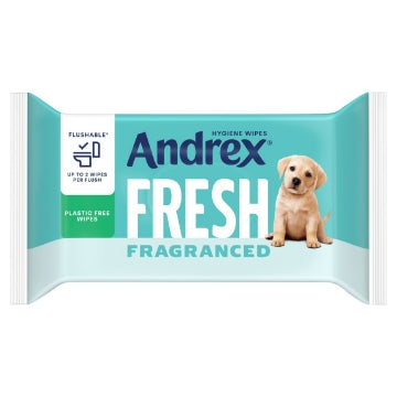 (14 x 30's) ANDREX HYGIENE WIPES - FRESH FRAGRANCED