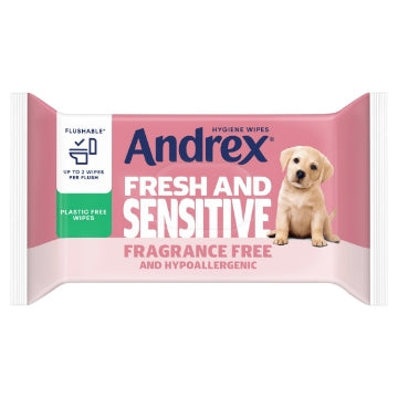 (12 x 30's) ANDREX HYGIENE WIPES - FRESH & SENSITIVE