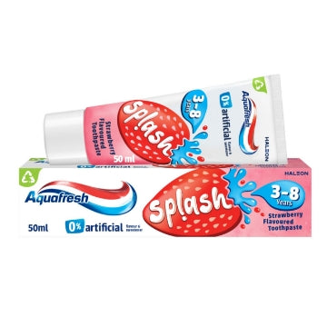 (12 x 50ml) AQUAFRESH TOOTHPASTE - STRAWBERRY & MINT 3-8 YEARS