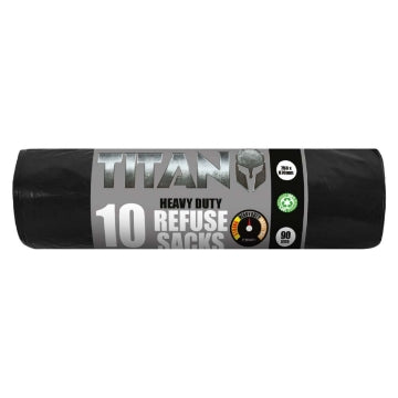 (20 x 10's) TITAN HEAVY DUTY BIN BAG/REFUSE 90L (RB2)