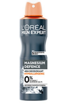 (6 x 250ml) L'OREAL MEN EXPERT DEO - MAGNESIUM