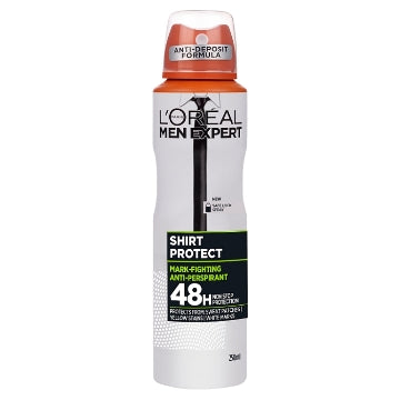 (6 x 250ml) L'OREAL MEN EXPERT DEO - SHIRT PROTECT