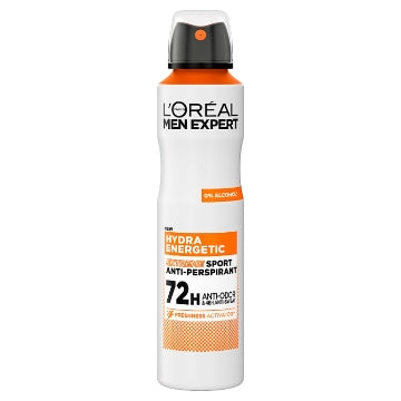 (6 x 250ml) L'OREAL MEN EXPERT DEO - HYDRA ENERGETIC