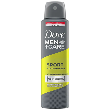 (6 x 150ml) DOVE APA MENS - SPORT