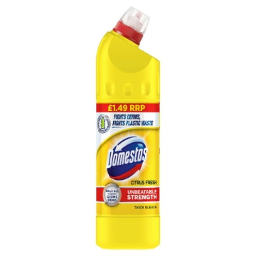 (9 x 750ml) DOMESTOS BLEACH - CITRUS