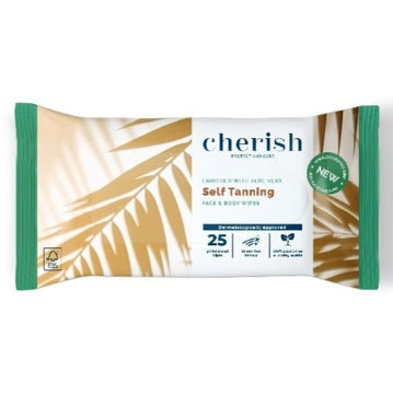 (12 x 20's) CHERISH SELF TANNING WIPES (CHST)
