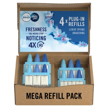 (1 x 4x20ml) FEBREZE 3VOL REFILL - SPRING (MEGAPACK)