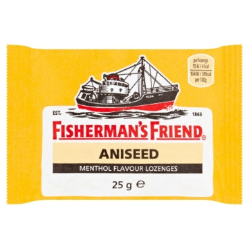 (24 x 25g) FISHERMAN'S FRIEND - ANISEED (GOLD)