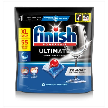 (6 x 55's) FINISH DISHWASHER TABS - POWER ULTIMATE REG
