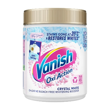 (6 x 470g) VANISH GOLD OXI ACTION POWDER CRYSTAL WHITE