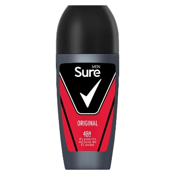 (6 x 50ml) SURE MEN ROLL ON - ORIGINAL