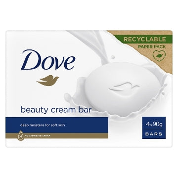 (12 x 4x90g) DOVE SOAP BAR - CREAM ORIGINAL 4pk