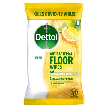 (14 x 10s) DETTOL FLOOR WIPES - CITRUS