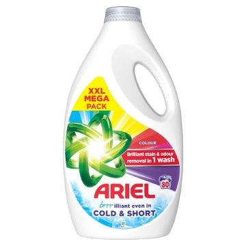 (4 x 2.64L) ARIEL LIQUID - COLOUR (80w)