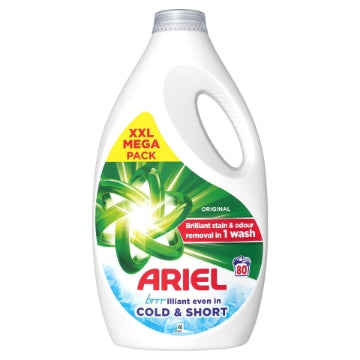 (4 x 2.64L) ARIEL LIQUID - ORIGINAL (80w)