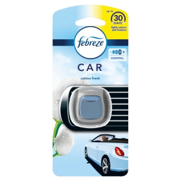 (6 x 2ml) FEBREZE CAR CLIP - COTTON