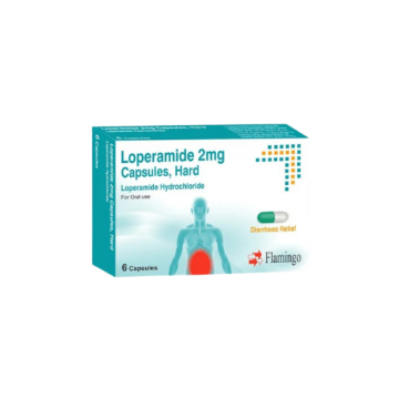 (12 x 6's) FLAMINGO LOPERAMIDE DIARRHOEA RELIEF CAPSULES 2mg