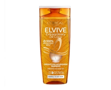 (6 x 400ml) ELVIVE SHAMPOO - EXTRAORDINARY OIL COCONUT