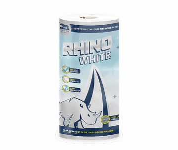(6 x SINGLE) RHINO KITCHEN TOWEL WHITE 3PLY (1x70sht)