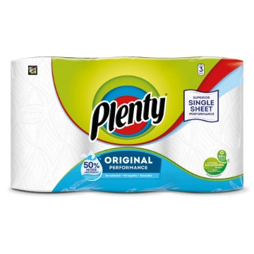(4 x 3pk) PLENTY ORIGINAL KITCHEN TOWEL(3x95sht) 13621