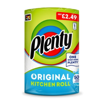 (6 x 1pk) PLENTY ORIGINAL KITCHEN TOWEL(1x95sht) 10228