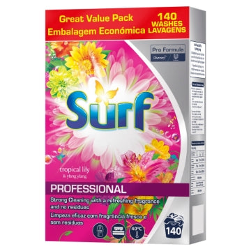 (1 x 8.4kg) SURF WASHING POWDER TROPICAL & YLANG 140w