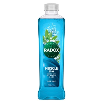 (6 x 500ml) RADOX BATH - MUSCLE SOAK