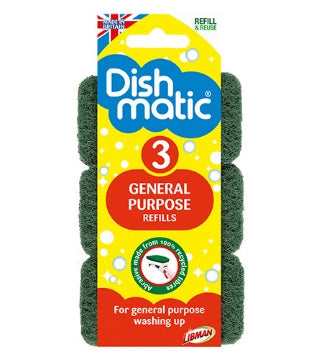 (9 x 3pk) DISHMATIC GENERAL PURPOSE REFILL TRIPLES